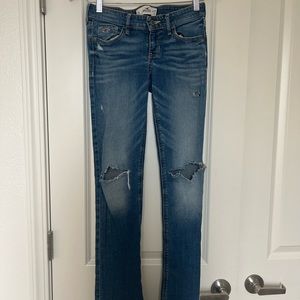 Hollister Medium-washed Skinny Bootcut Jeans Size 1R